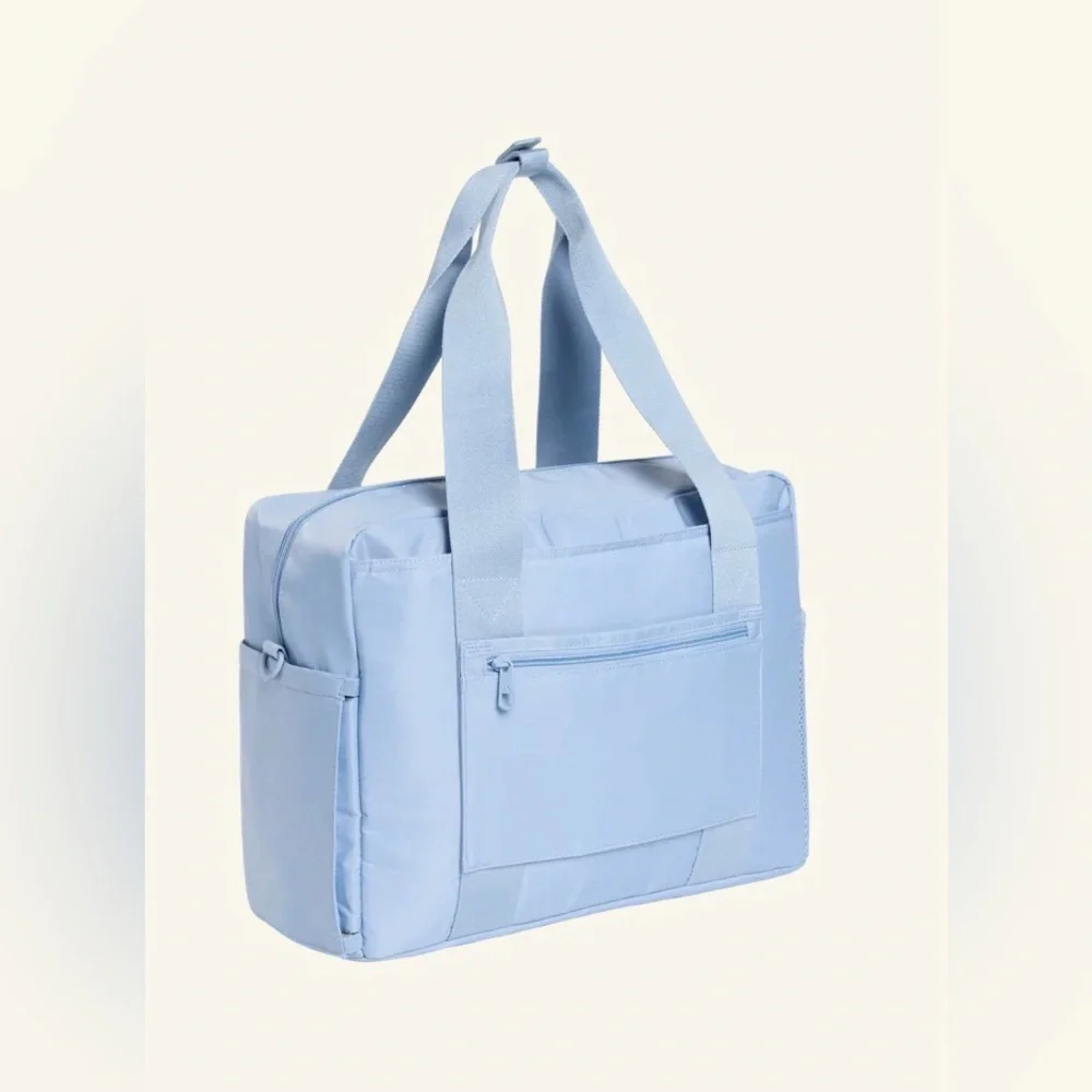 STATE Jordan diaper tote- ice blue $198